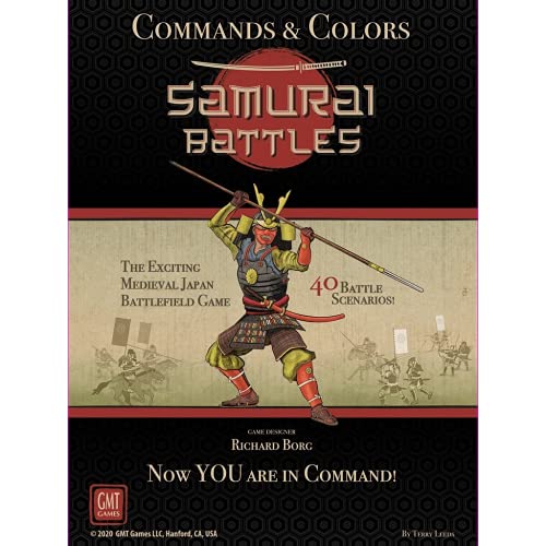 GMT Brettspiel Zubehör - Kommandos & Farben Samurai Schlachten - EN - Standardausgabe - Für Erwachsene ab 216 Jahren - Wargame - Militär von GMT