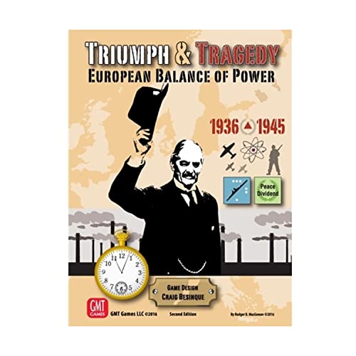 Triumph & Tragedy European Balance of Power 1936-45 - Board Game - Brettspiel - Englisch - English von GMT Games