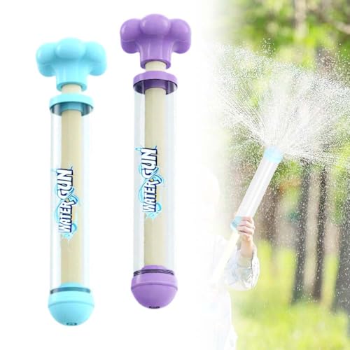 Feuerwerks Wasserpistole Spielzeug, 2025 Neu WassersprüHspielzeug, Wasserspielzeug Kinder Outdoor, Romantische Feuerwerk Water Squirter, Outdoor Spielzeug zum Baden, Pool, Party (Violett + Blau) von GMTEO