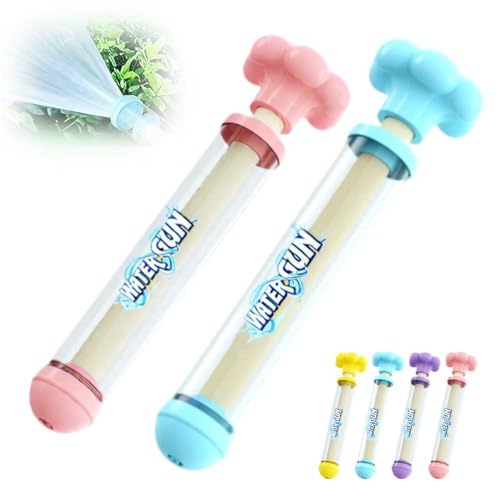 Feuerwerks Wasserpistole Spielzeug, 2025 Neu WassersprüHspielzeug Romantische Feuerwerk Water Squirter, Wasserspielzeug Kinder Outdoor Spielzeug zum Baden Pool Party (Blau + Pink) von GMTEO