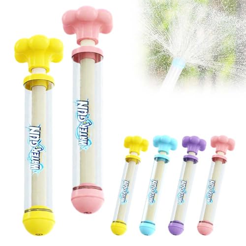 Feuerwerks Wasserpistole Spielzeug, 2025 Neu WassersprüHspielzeug Romantische Feuerwerk Water Squirter, Wasserspielzeug Kinder Outdoor Spielzeug zum Baden Pool Party (Gelb + Pink) von GMTEO