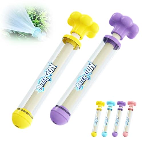 Feuerwerks Wasserpistole Spielzeug, 2025 Neu WassersprüHspielzeug Romantische Feuerwerk Water Squirter, Wasserspielzeug Kinder Outdoor Spielzeug zum Baden Pool Party (Gelb + Violett) von GMTEO