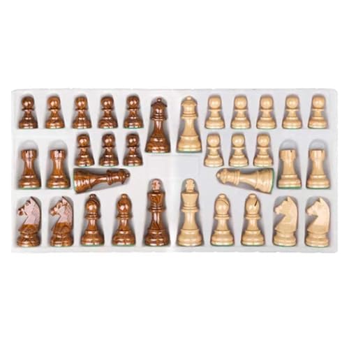 Chess Chessmen 34 Schachfiguren Set Backgammon Indoor Entertainment Kinder Puzzlespiel Geburtstagsgeschenk für Schachturnier Chess Chessmen 34 Schachfiguren Set Backgammon Indoor Entertainment Kinder Puzzlespiel Geburtstagsgeschenk für Schachturnier von GMVZGQW