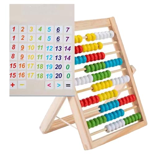 GNAUMORE Rechenschieber Rechenrahmen Kinder,Abakus Rechenschieber aus Holz,Abakus Rechenschieber Mathematik,Abakus für Kinder,Zählen und Rechnen Hölzerne Abakus,Zählrahmen Grundschule Mathe GNAUMORE Rechenschieber Rechenrahmen Kinder,Abakus Rechenschieber aus Holz,Abakus Rechenschieber Mathematik,Abakus für Kinder,Zählen und Rechnen Hölzerne Abakus,Zählrahmen Grundschule Mathe von GNAUMORE