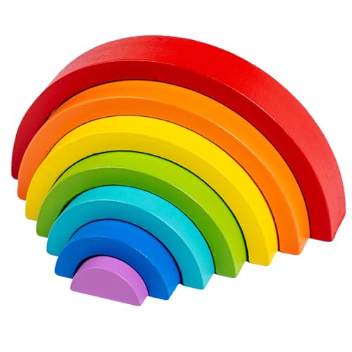 GNAUMORE Regenbogen Holz,Regenbogen Holz Spielzeug Bausteine,Regenbogen aus Holz,Regenbogen Holzspielzeug,Bausteine Vorschule Stapeln Spielzeug,Baby Lernen Spielzeug Pädagogische Puzzle für Kinder GNAUMORE Regenbogen Holz,Regenbogen Holz Spielzeug Bausteine,Regenbogen aus Holz,Regenbogen Holzspielzeug,Bausteine Vorschule Stapeln Spielzeug,Baby Lernen Spielzeug Pädagogische Puzzle für Kinder von GNAUMORE