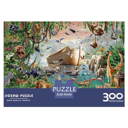 Tierisches Segel Puzzle 300 Teile Pädagogisches Spielzeug Puzzle 300 Stück Puzzle Für Erwachsene Geschicklichkeitsspiel Für Die Ganze Familie Puzzle-Geschenk Ab 14 Jahren von GNMRTFEAE