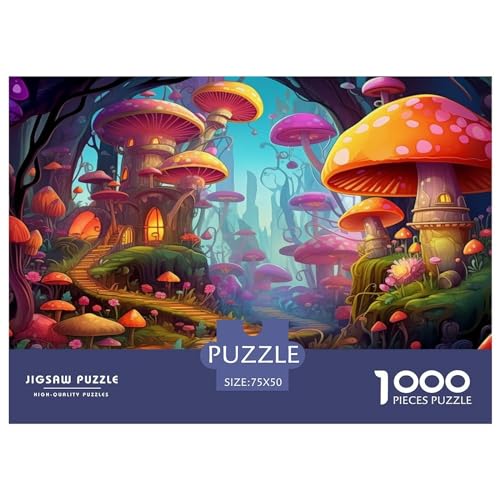 Wunderland Puzzle 1000 Teile Puzzle Kinder Lernspiel 1000 Stück Puzzles Puzzle Für Erwachsene Geschicklichkeitsspiel Für Die Ganze Familie Spielzeug Geschenk Ab 14 Jahren von GNMRTFEAE