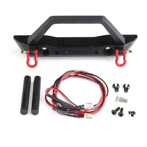 GNOVIATL 1/10 RC Crawler Metall vordere Stoßfänger mit Lichter Lampteilen Zubehör kompatibel mit II 90046 90047 Modelle GNOVIATL 1/10 RC Crawler Metall vordere Stoßfänger mit Lichter Lampteilen Zubehör kompatibel mit II 90046 90047 Modelle von GNOVIATL