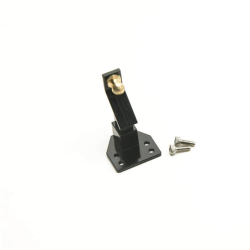 GNOVIATL 1/10 RC Crawler Tow Shackle Hook Receiver Anhänger -Kleiderschrank -Upgrade -Teil kompatibel mit TRX6 Aluminiumzubehör(Black) von GNOVIATL