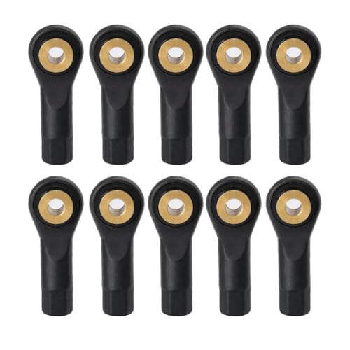 GNOVIATL 10 pcs Kunststoff M2 M3 Stabendkugelgelenk 19mm 26 mm 27 mm 30 mm für 1 10 Skala RC Crawler Car Buggy Boat Flugzeug kompatibel mit verschiedenen RC -Modellen(M3 27mm) von GNOVIATL