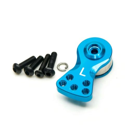GNOVIATL 25t Einstellbarer Servoarmhornkompatibel mit RC -Auto Digital Coreless Servo Large Drehmoment Servo -Teile(L Blue) von GNOVIATL