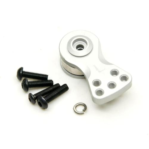 GNOVIATL 25t Einstellbarer Servoarmhornkompatibel mit RC -Auto Digital Coreless Servo Large Drehmoment Servo -Teile(L Silver) von GNOVIATL