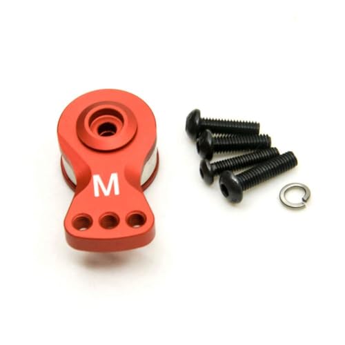 GNOVIATL 25t Einstellbarer Servoarmhornkompatibel mit RC -Auto Digital Coreless Servo Large Drehmoment Servo -Teile(M Red) von GNOVIATL