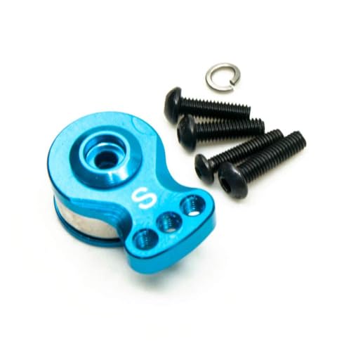 GNOVIATL 25t Einstellbarer Servoarmhornkompatibel mit RC -Auto Digital Coreless Servo Large Drehmoment Servo -Teile(S Blue) von GNOVIATL