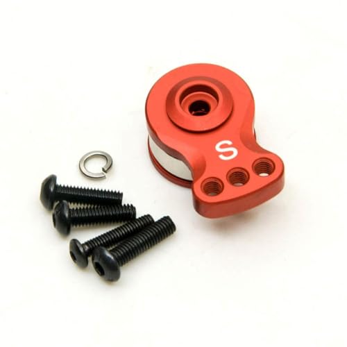 GNOVIATL 25t Einstellbarer Servoarmhornkompatibel mit RC -Auto Digital Coreless Servo Large Drehmoment Servo -Teile(S Red) von GNOVIATL