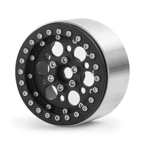 GNOVIATL 35 mm verlängerte 2,2 -Zoll -RC -Räder -Felgen mit Metallkompatibel mit 1 10 -Skala -RC -Autos wie(Black 1pcs) von GNOVIATL