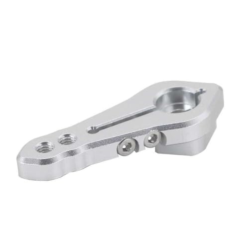 GNOVIATL 37 mm Metall RC Servo Arm 25T Zahn 1pc Lenkungsteil kompatibel mit 1 10 -Skala -RC -Crawler -Autos und TRX6 -Modellen(Silver) von GNOVIATL