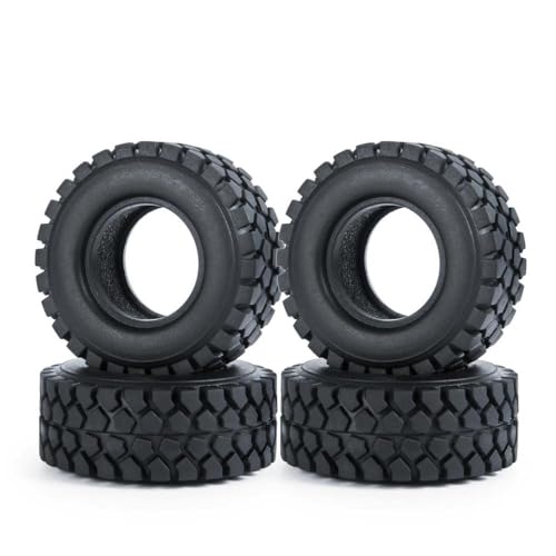 GNOVIATL 4pcs 1 0 Zoll Gummistreifen Schlammgeländeradreifen 50 54 58 62 64 65 mm kompatibel mit 1 18 1 24 Skala RC -Car -Modelle SCX24 Ähnlich(8746A-25x50x20mm) von GNOVIATL