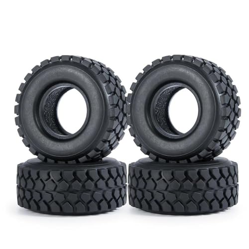 GNOVIATL 4pcs 1 0 Zoll Gummistreifen Schlammgeländeradreifen 50 54 58 62 64 65 mm kompatibel mit 1 18 1 24 Skala RC -Car -Modelle SCX24 Ähnlich(8746B-25x54x23mm) von GNOVIATL