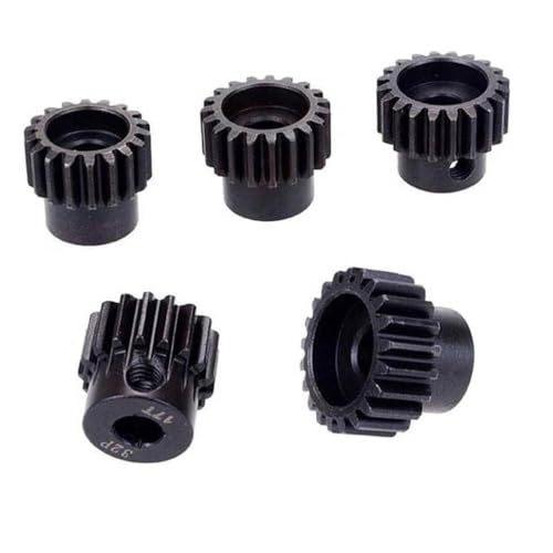 GNOVIATL 5pcs Metall 32p 5 mm Ritzelrad Set 17T 18T 19T 20T 21T Härtung Motor Zahnradkompatibel mit RC -Buggy -Autoteilen GNOVIATL 5pcs Metall 32p 5 mm Ritzelrad Set 17T 18T 19T 20T 21T Härtung Motor Zahnradkompatibel mit RC -Buggy -Autoteilen von GNOVIATL