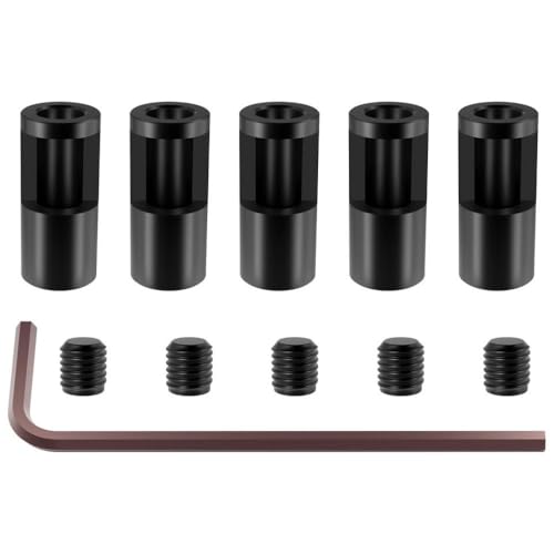 GNOVIATL 5pcs Motorhülsenadapterkupplungsritzel 5 mm bis 3,175 mm Blende, kompatibel mit RC Model Car Boat 3650 550 540 Motoren GNOVIATL 5pcs Motorhülsenadapterkupplungsritzel 5 mm bis 3,175 mm Blende, kompatibel mit RC Model Car Boat 3650 550 540 Motoren von GNOVIATL
