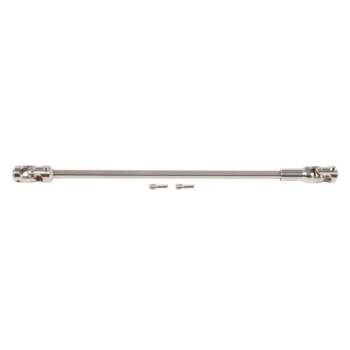 GNOVIATL 68-229 mm Stahlschnitt zur Länge Antriebswelle Universalgelenk für 1 10 Skala RC Crawler Rigs kompatibel(Silver 1PCS) von GNOVIATL