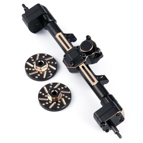 Hex -Adapter Messing vorderen Heck -Portalachse Gewichte kompatibel mit 1 24 -Skala -RC -Crawler -Modellen wie SCX24(Rear Axle) von GNOVIATL
