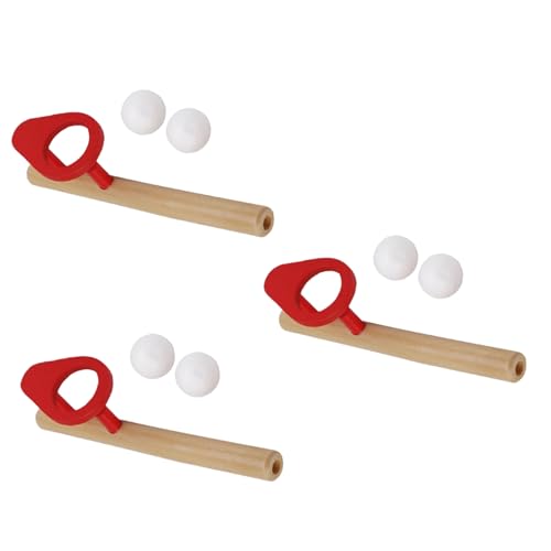 GNURBDILFO 3Satz Klassische Holzspiele Schwimmende Blasrohr & Kugeln Blaest Spielzeug GNURBDILFO 3Satz Klassische Holzspiele Schwimmende Blasrohr & Kugeln Blaest Spielzeug von GNURBDILFO