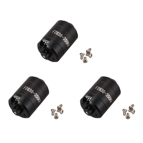 GNURBDILFO 3X F2838 350KV 3-4S UnterwasserbüRstenloser Gleichstrommotor 2,4KG Schub 150W IP28 Wasserdicht für RC Boat Thruster ROV von GNURBDILFO