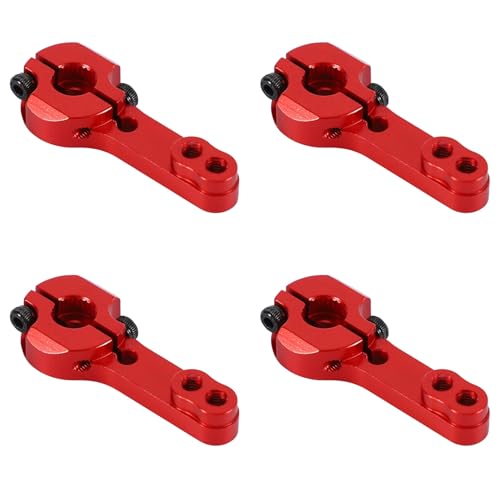 GNURBDILFO 4X 25 T 35 mm ZäHne Zahn Lenkung Halb Servo Arm Horn für 1/8 1/10 RC Auto Boot für Redcat Axial von GNURBDILFO