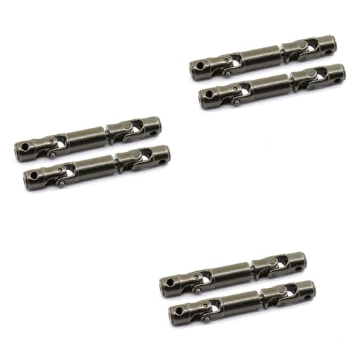 GNURBDILFO 6PCS Upgrade Metallantriebswelle für 1/16 B14 B14K B16 B16K MN90 MN90K MN91 RC Autoteile Crawler Truck, von GNURBDILFO