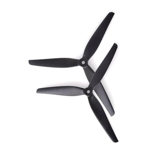 GNURBDILFO 7 X 4,5 X 3 7 3-Blatt-Propeller, Schwarzer Kohlenstoffverstärkter Nylon-Propeller für FPV-Drohne 7045 GNURBDILFO 7 X 4,5 X 3 7 3-Blatt-Propeller, Schwarzer Kohlenstoffverstärkter Nylon-Propeller für FPV-Drohne 7045 von GNURBDILFO