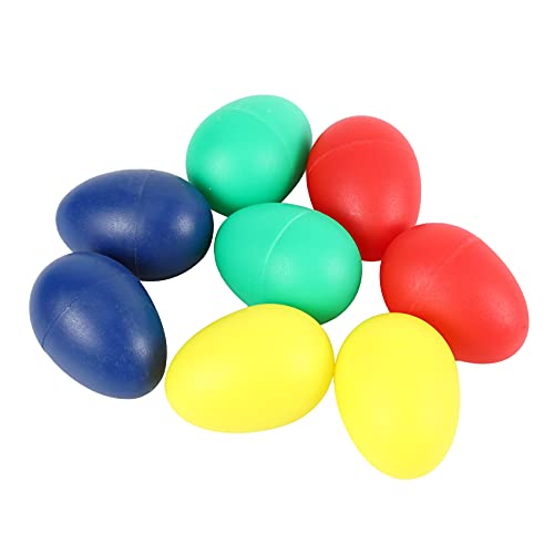 GNURBDILFO 8 StüCke Spielerische Kunststoff Percussion Musical Ei Maracas Egg Shakers Kinder Spielzeug-4 GNURBDILFO 8 StüCke Spielerische Kunststoff Percussion Musical Ei Maracas Egg Shakers Kinder Spielzeug-4 von GNURBDILFO