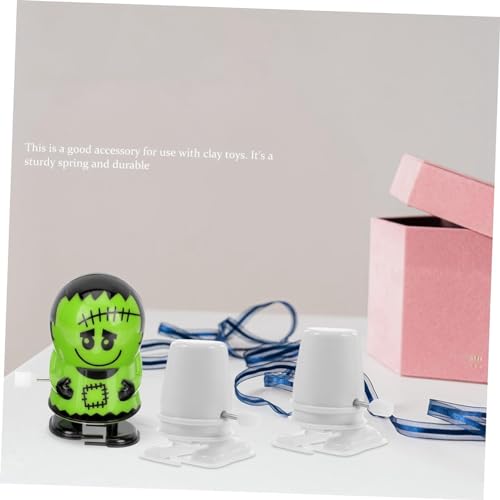 GNURBDILFO Grüner Uhrwerk-Roboter mit Beinen, DIY-Materialien, Weihnachtsuhrwerk, Spielsportzubehör von GNURBDILFO