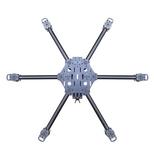 GNURBDILFO Hexacopter-Rahmen-Kit für das FPV-Quadcopter-Drohnen-Upgrade. Robuster Rahmen mit Abnehmbaren Armen für Verbesserte Leistung, 11 von GNURBDILFO