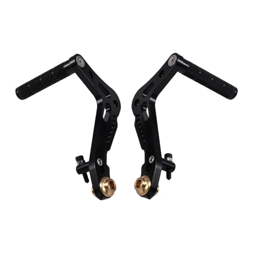 GNURBDILFO Rennfußpedale Bremsgasbeschleuniger Einstellbare Passform für Go Kart Cart Motorcycle Footraps von GNURBDILFO