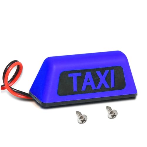 GNURBDILFO Taxi Autodachleuchte Universal für RC-Car 1/10 RV 1/8 Kletterfahrzeug Geländewagen DIY Retrofit RC Car R160 Blau GNURBDILFO Taxi Autodachleuchte Universal für RC-Car 1/10 RV 1/8 Kletterfahrzeug Geländewagen DIY Retrofit RC Car R160 Blau von GNURBDILFO