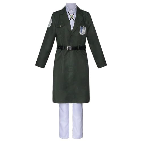 GOBIWM Anime Cosplay Kostüm Eren Jaeger/Reiner Braun/Levi Ackerman Cosplay Outfits Faschingskostüm für Party (Typ 1, 3XL) von GOBIWM