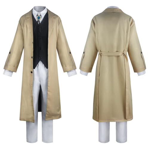 GOBIWM Bungo Stray Dogs Cosplay Nakahara Chuuya/Dazai Osamu/Akutagawa Ryunosuke/Nakajima Atsushi Kostüm für Fans (Dazai Osamu 2, L) von GOBIWM