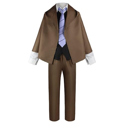 GOBIWM Bungo Stray Dogs Cosplay Nakahara Chuuya/Dazai Osamu/Akutagawa Ryunosuke/Nakajima Atsushi Kostüm für Fans (Ranpo Edogawa, XL) von GOBIWM