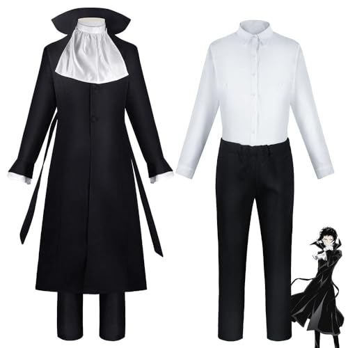 GOBIWM Bungo Stray Dogs Nakahara Chuuya/Dazai Osamu/Akutagawa Ryunosuke/Nakajima Atsushi Cosplay Kostüm für Fans (Akutagawa Ryunosuke, M) von GOBIWM