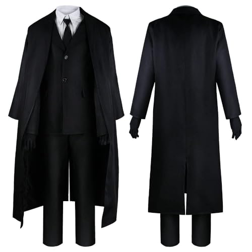 GOBIWM Bungo Stray Dogs Nakahara Chuuya/Dazai Osamu/Akutagawa Ryunosuke/Nakajima Atsushi Cosplay Kostüm für Fans (Dazai Osamu 1, 3XL) von GOBIWM