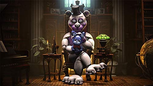 GOBIWM FNAF Puzzle Holz Fünf Nächte Spiel Puzzle Anime Puzzle 200/300/500/1000 Teile Familie Lustiges Spiel Kunstwerk für Erwachsene, Jugendliche, Kinder (Typ 4, 1000pcs) von GOBIWM