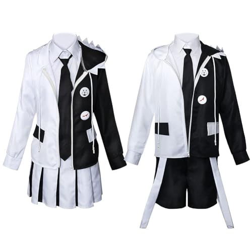 GOBIWM Nanami ChiaKi Cosplay-Kostüm, Monokuma, Cosplay-Uniform, Tojo Kirumi/Yumeno, Himiko, Cosplay, Outfits, Halloween, Mottoparty (Monokuma, Cosplay-Uniform, Damen, L) von GOBIWM