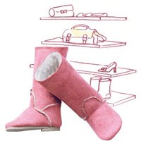 GÖTZ 3401364 Winterboots Gr. XL, rosa 45-50 cm von GÖTZ