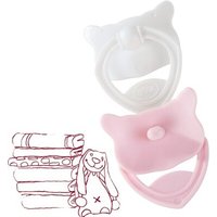 GÖTZ 3402236 Cookie Schnuller Set rosa & weiss von GÖTZ