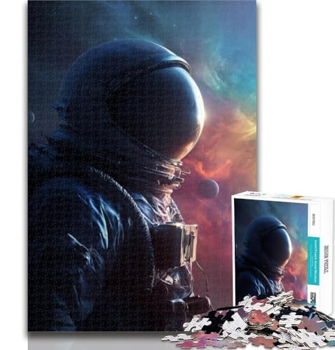 1000 Teile für Erwachsene, Astronauten-Puzzles für Erwachsene und Jugendliche, Spielzeug, Lernspiele, Stressabbau, tolle Geschenke und Spielzeuge, 75x50cm von GOIUYTGM