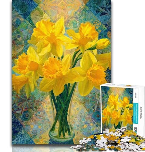 1000 Teile für Erwachsene, Blumen in Einer Vase, Mal-Puzzle für Teenager, Lernspielzeug, ganze Familie, 26x38cm 1000 Teile für Erwachsene, Blumen in Einer Vase, Mal-Puzzle für Teenager, Lernspielzeug, ganze Familie, 26x38cm von GOIUYTGM
