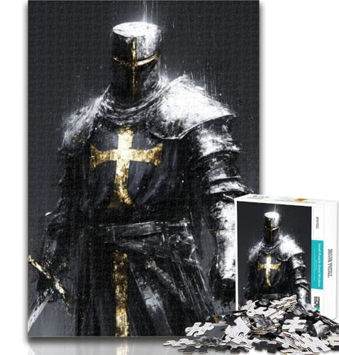 1000 Teile für Erwachsene, Fantasy-Ritter-Puzzle für Erwachsene, 1000 Teile, ganze Familie, ab 14 Jahren, 26x38cm von GOIUYTGM