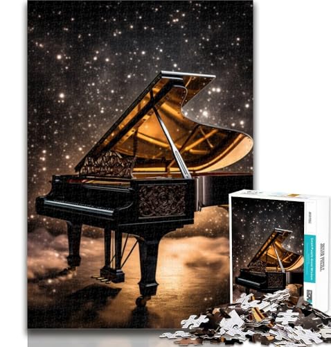 1000 Teile für Erwachsene, Galaxy Piano-Puzzle für Teenager, 1000 Teile, Lernspielzeug ganze Familie, 75x50cm 1000 Teile für Erwachsene, Galaxy Piano-Puzzle für Teenager, 1000 Teile, Lernspielzeug ganze Familie, 75x50cm von GOIUYTGM